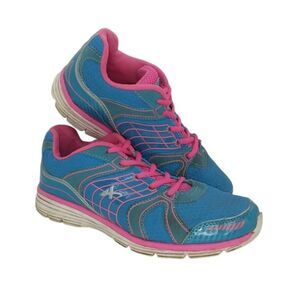 Athletech Women's Blue & Pink Running Sneakers - Size 7.5M
